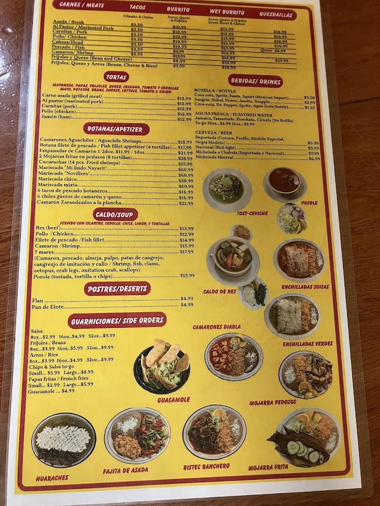 Don Tacorriendo Menu image 3